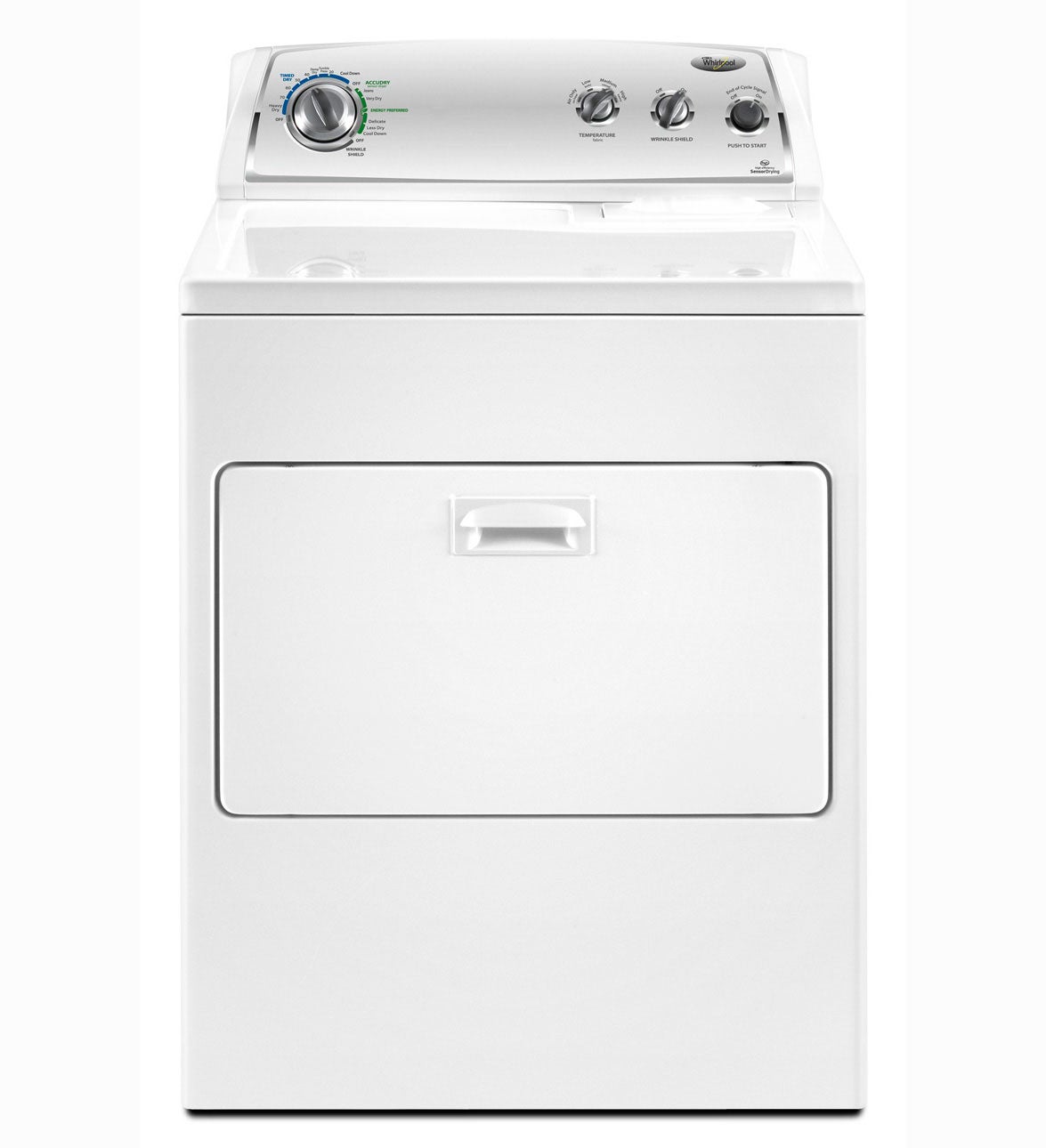 Whirlpool WGD4900XW 29" Gas Dryer with 7.0 cu. ft. Capacity, 9 Cycles