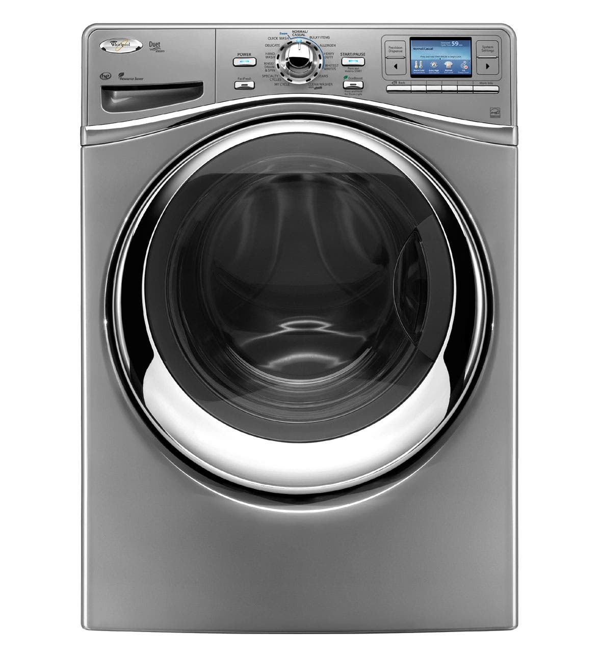 Whirlpool WFW97HEXL Lunar Silver