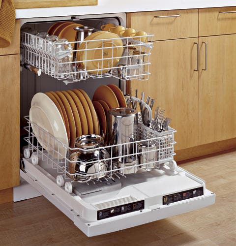 GE GSD6900JWW White On White
