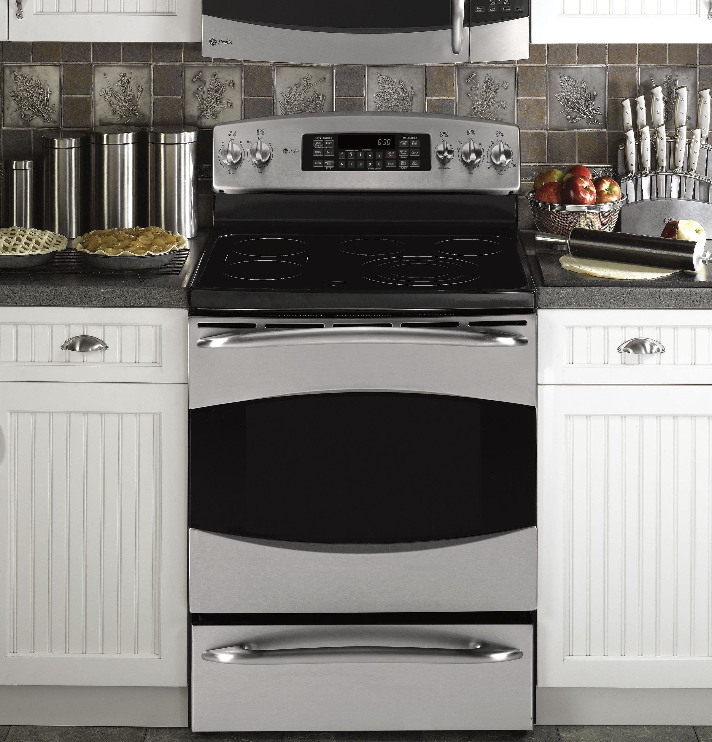 GE PB910SPSS Stainless Steel with Black Accents