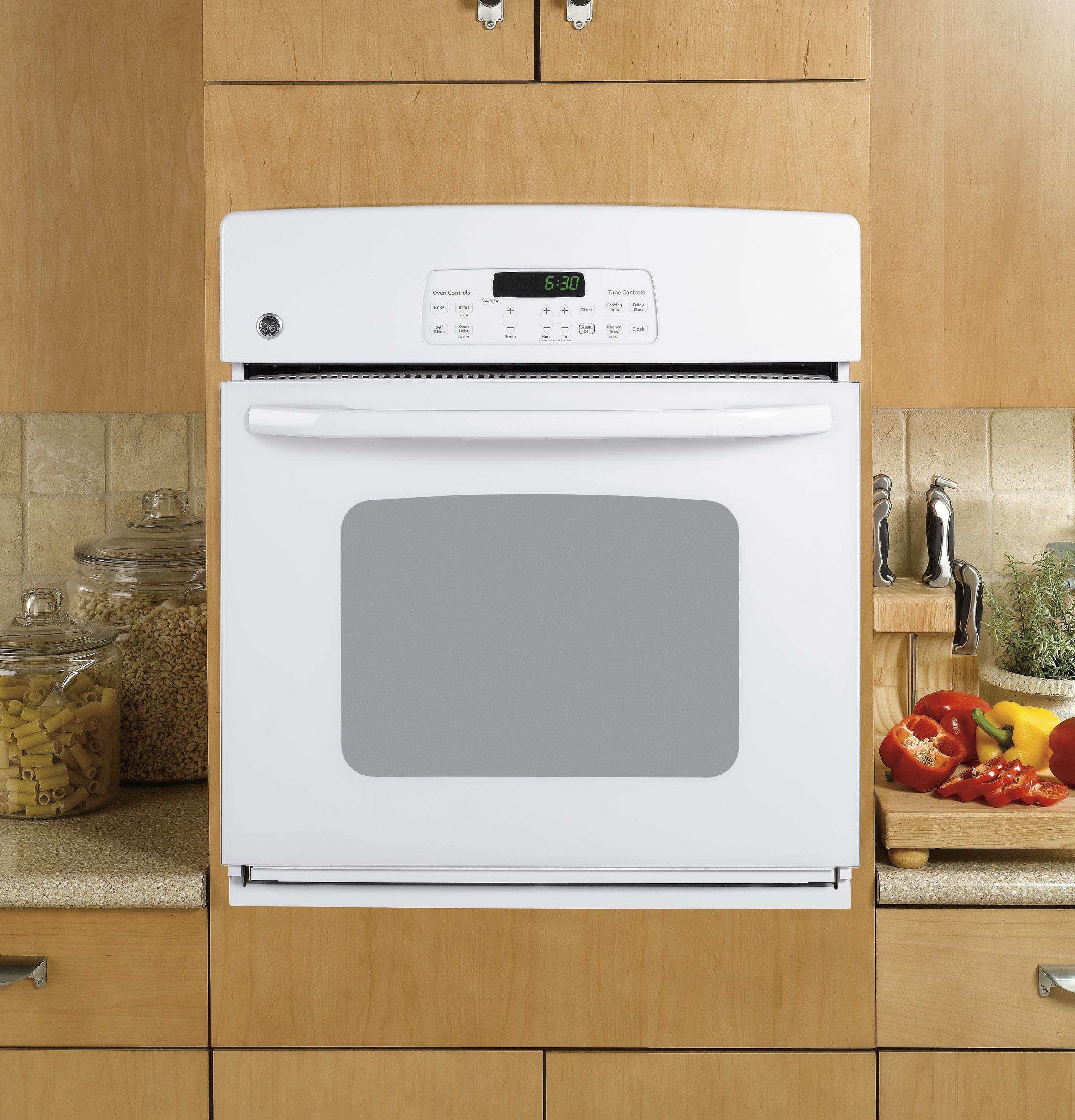 GE JKP30DPWW White on White