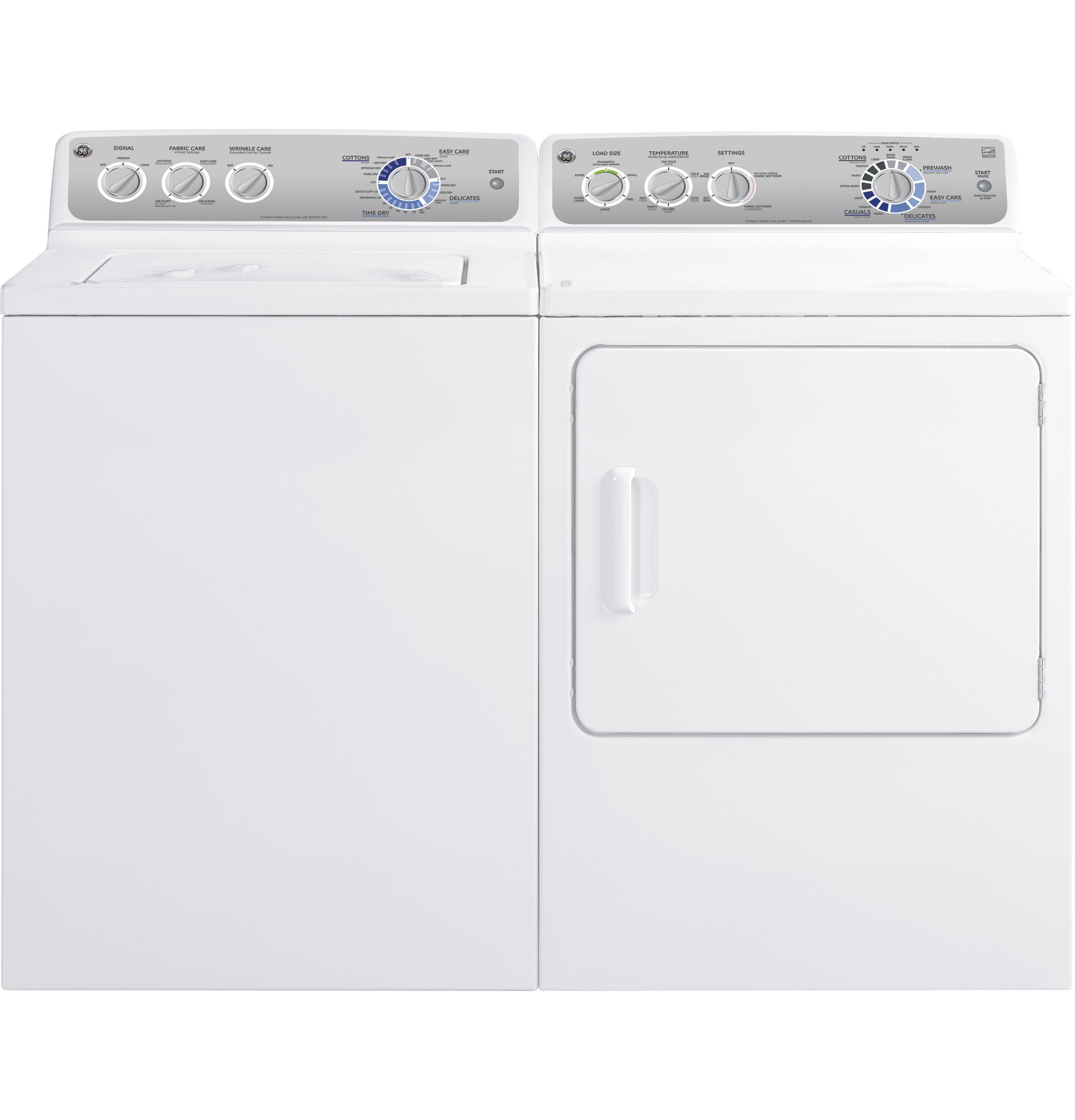 GE GTDP400EMWS Electric Dryer