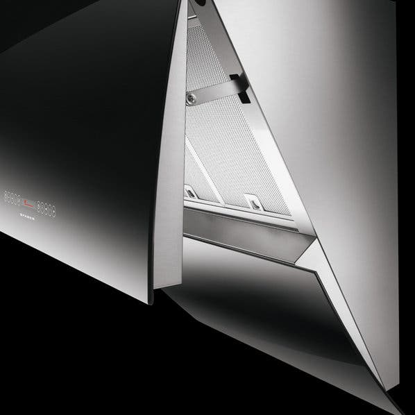 Faber 1100166583 36 Inch Mirror Wall Mount Chimney Range Hood