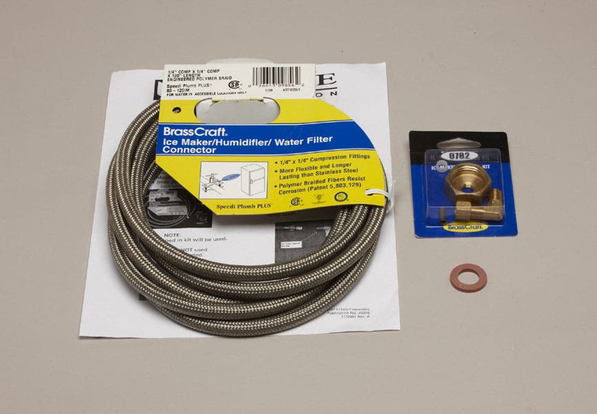 U-Line WATERHOOKUP Braided water supply line kit