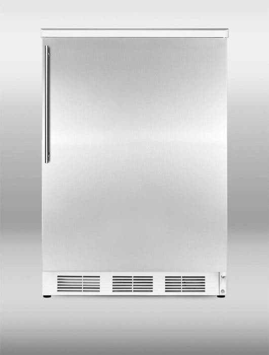 Summit FF6SSHV Stainless Door with Vertical Thin Handle