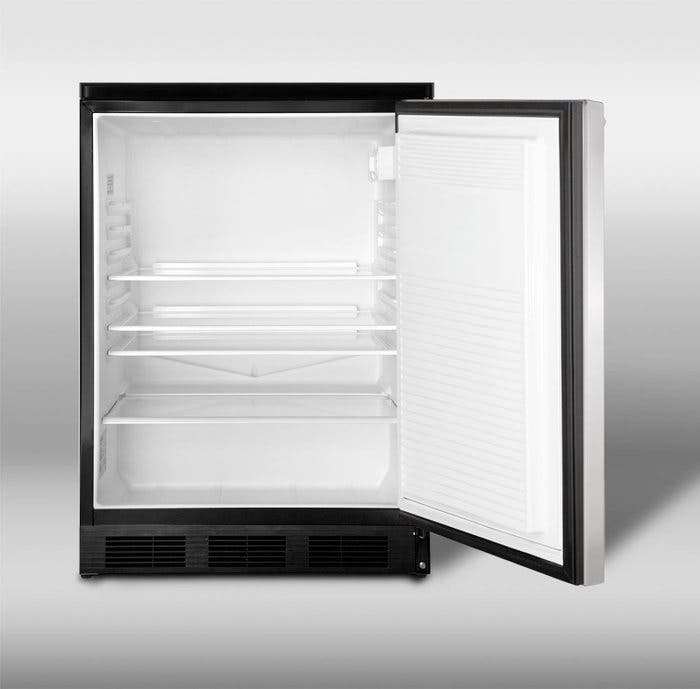 Summit FF7LBLSSHH Stainless Door with Horizontal Thin Handle