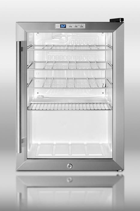 Summit SCR312LCSSWC Stainless Steel