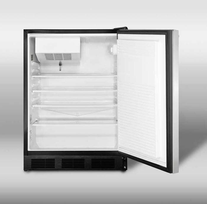 Summit SCFF55BSSHH Stainless Door with Horizontal Thin Handle