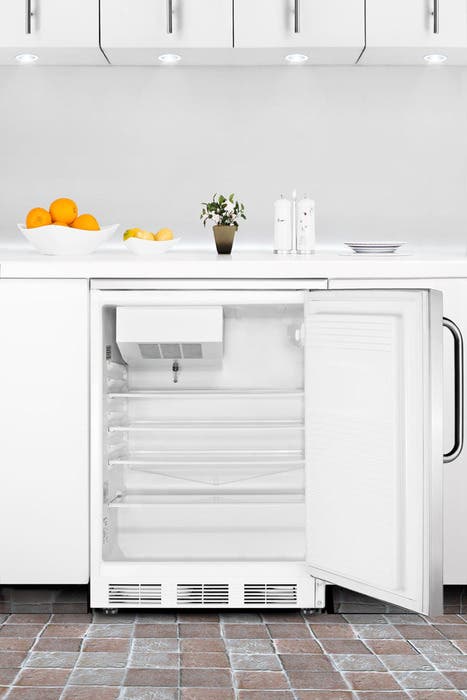 Summit SCFF55LSSTB Stainless Door with Pro Handle
