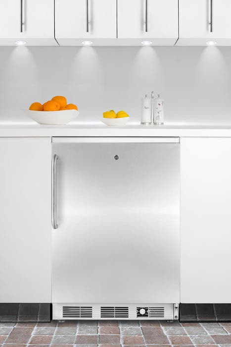 Summit SCFF55LIMSSTB Stainless Door with Pro Handle