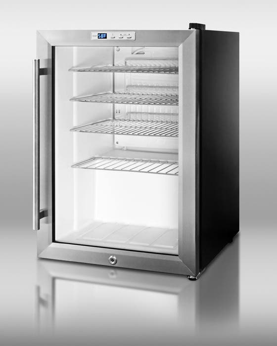 Summit SCR312LPUB Stainless Steel/Black