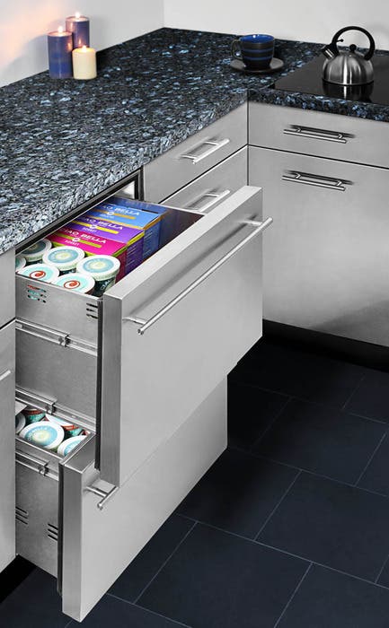 Summit SCFF552DADA 24" Double Drawer Freezer