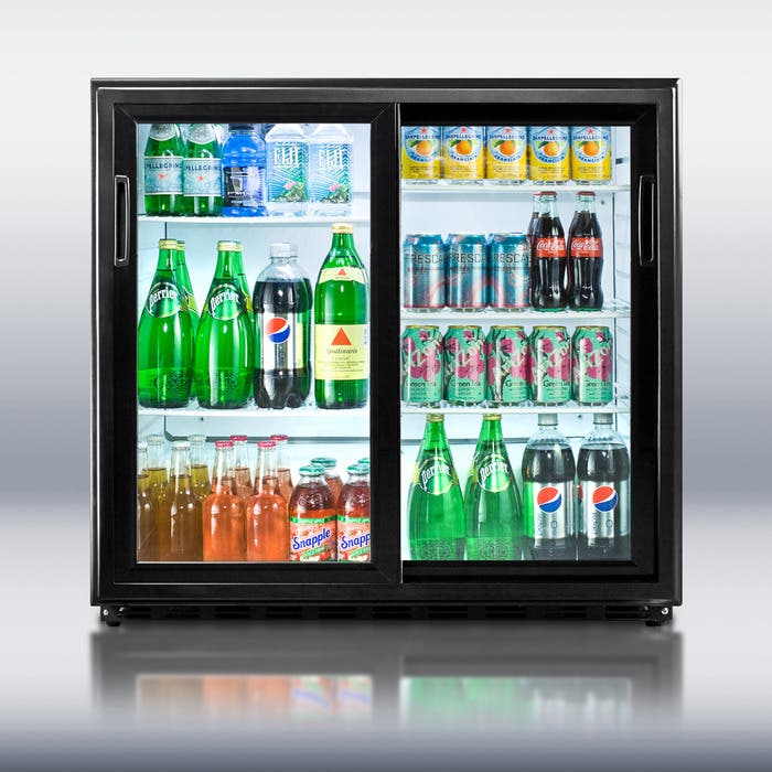 Summit SCR700 Black Cabinet