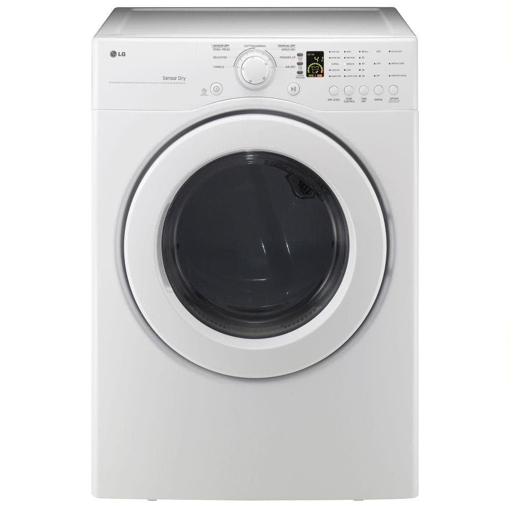 LG DLE2140W 27" Front Load Electric Dryer