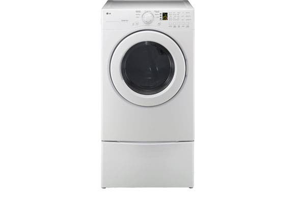 LG DLE2140W 27" Front Load Electric Dryer