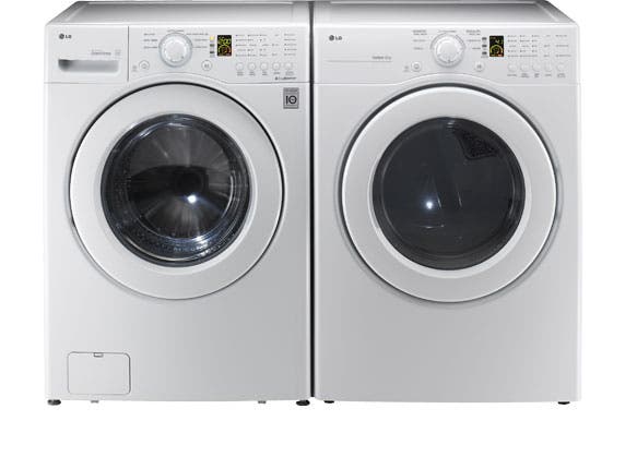 LG DLE2140W 27" Front Load Electric Dryer