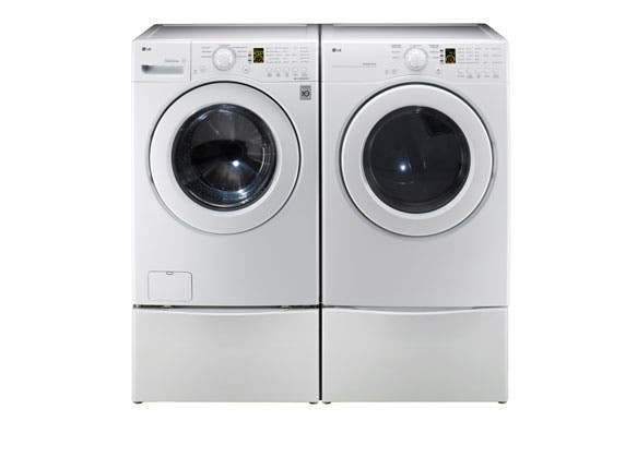 LG DLE2140W 27" Front Load Electric Dryer