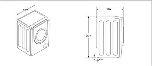 Bosch WFMC5440UC White