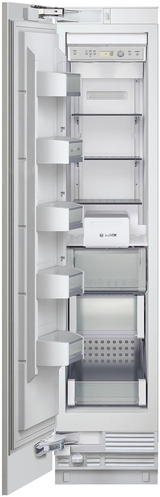 Bosch B18IF70NSP 18" Built-in Fully Flush Freezer Column