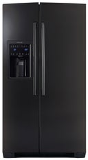 25.9 cu. ft. Side by Side Refrigerator with 3 Sliding SpillSafe Glass Shelves, 2 Luxury-Glide Crispers, IQ-Touch Controls, Energy Star Qualified and External Tall Water/Ice Dispenser