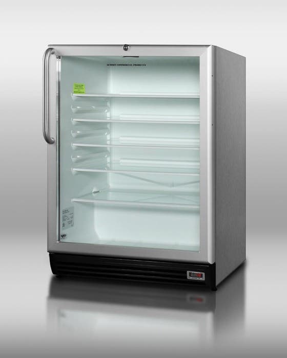 Summit SCR600BLPUBCSS Stainless Steel