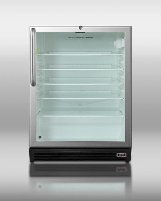 Summit SCR600BLPUBCSS Stainless Steel
