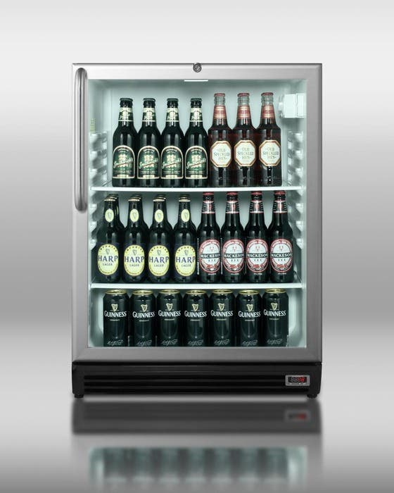 Summit SCR600BLPUBCSS Stainless Steel