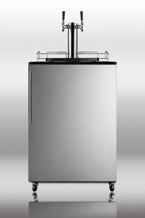 Summit SBC4907SSHVTWIN Stainless Steel