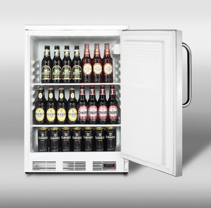 Summit FF7LPUBSSTB Stainless Door with Pro Handle