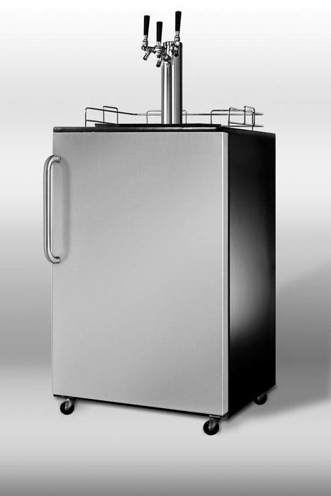 Summit SBC4907SSTBTRIPLE Stainless Steel