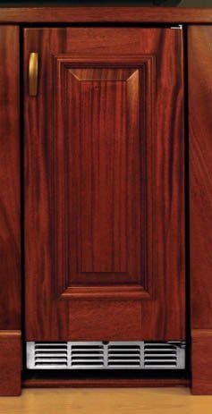 Perlick HP24RO2R Integrated Wood Overlay Solid Door-Right Hinge