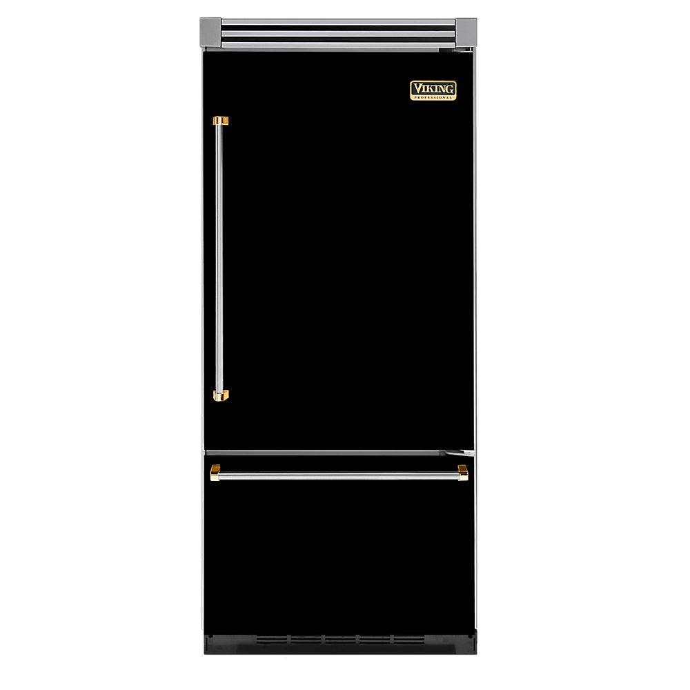 Viking VCBB536RBKBR Black with Brass Accent