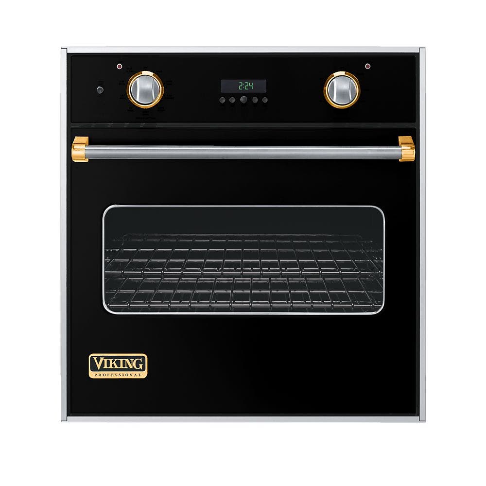 Viking VESO127BKBR Black with Brass Accent