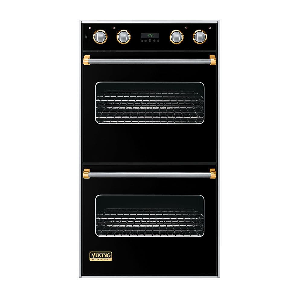 Viking VEDO127BKBR Black with Brass Accent