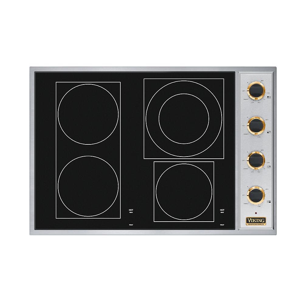 Viking VECU1064BSBBR Stainless Steel with Brass Accent