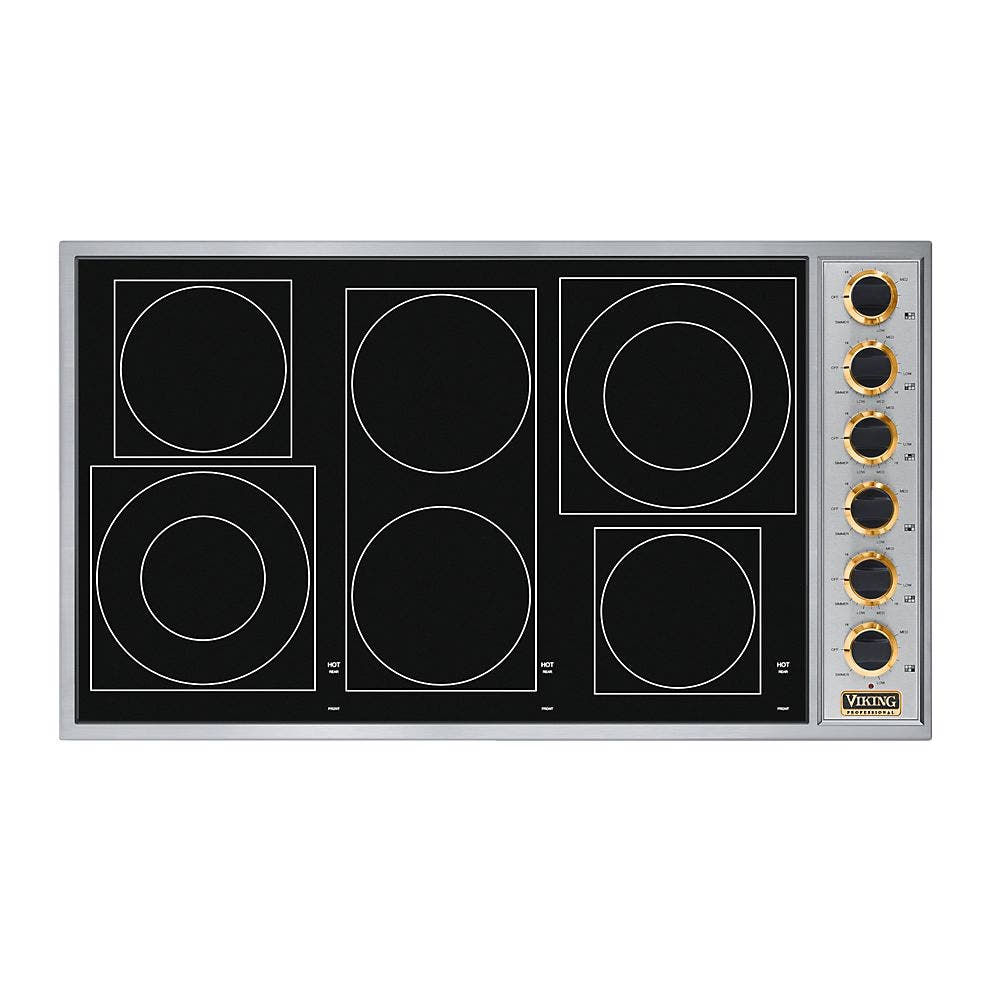 Viking VECU1666BSBBR Stainless Steel with Brass Accent