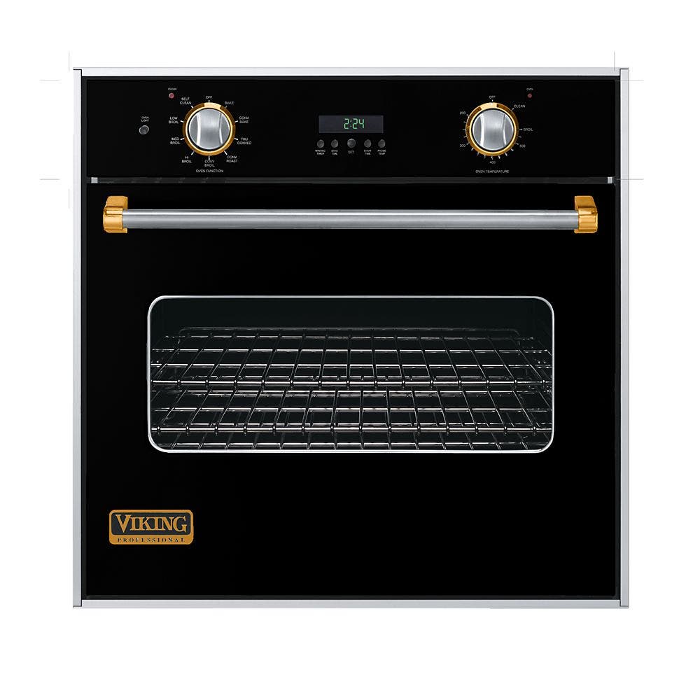 Viking VESO130BKBR Black with Brass Accent