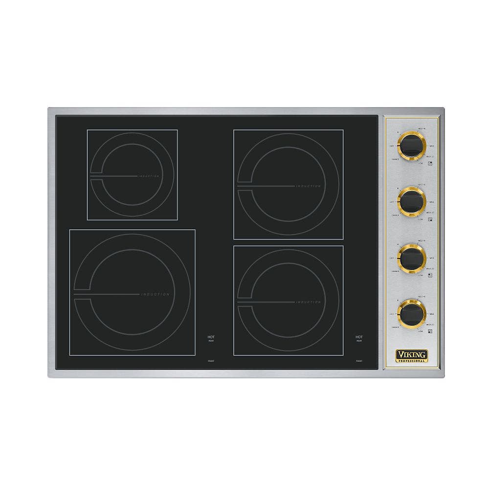 Viking VICU2064BSBBR Stainless Steel with Brass Accent