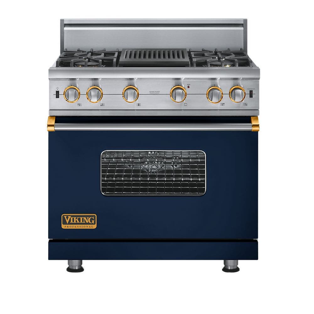 Viking VGCC5364QBR Custom Colors with Brass Accent