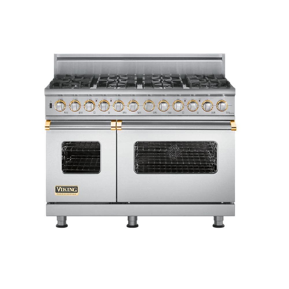 Viking VDSC5488BSSBR Stainless Steel with Brass Accent