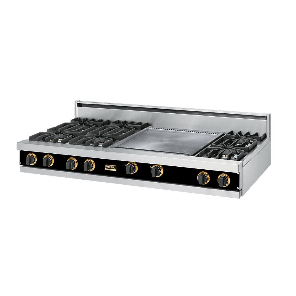 Viking VGRT6006GBKBR Black with Brass Accent