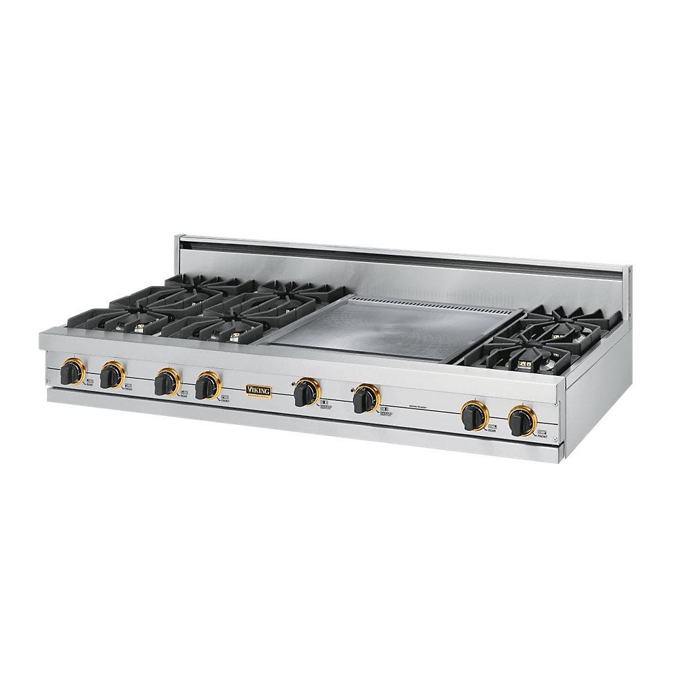 Viking VGRT6006GSSBR Stainless Steel with Brass Accent