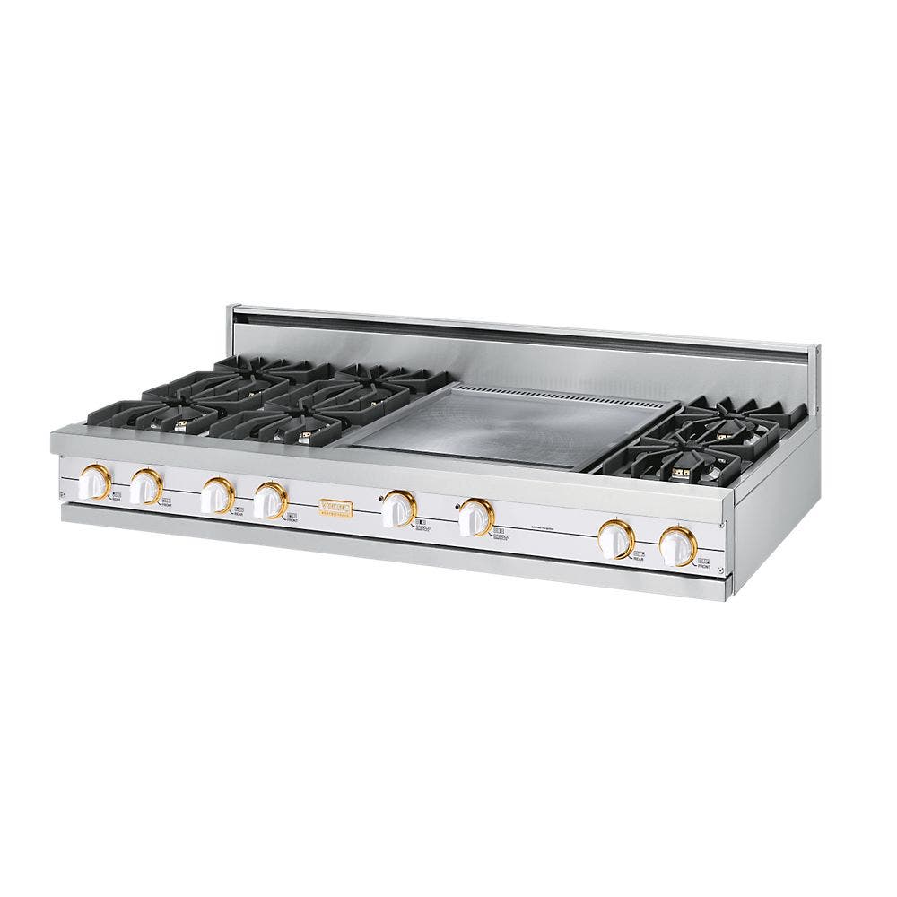 Viking VGRT6006GWHBR White with Brass Accent