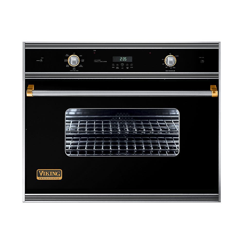Viking VESO166BKBR Black with Brass Accent