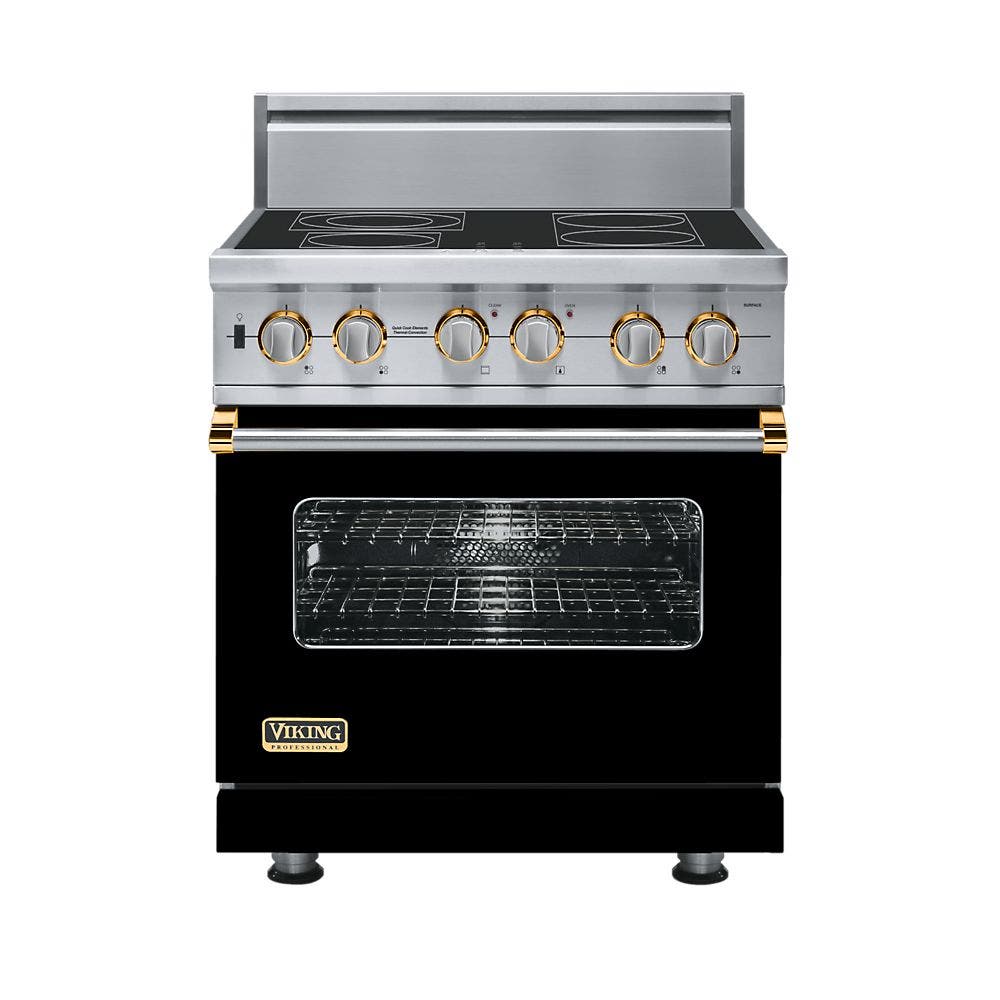 Viking VESC5304BBKBR Black with Brass Accent