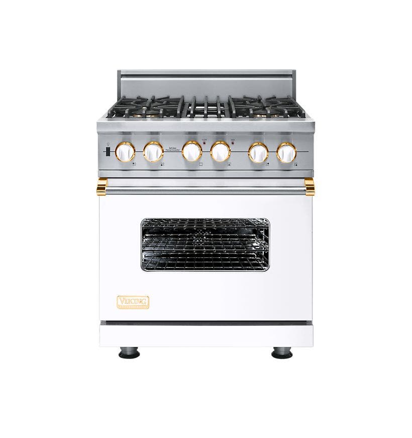 Viking VGSC5304BWHBR White with Brass Accent
