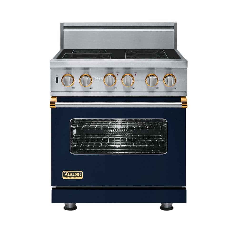 Viking VISC5304BBR Custom Colors with Brass Accent