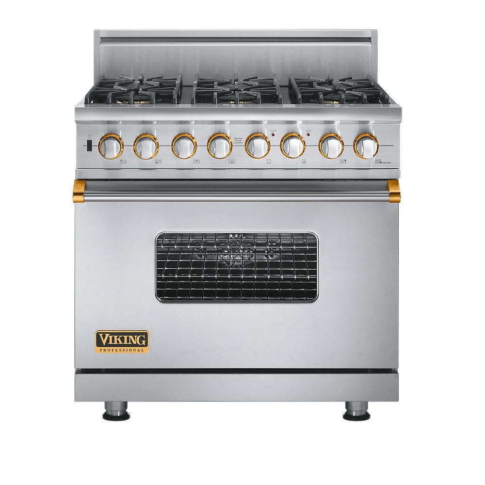 Viking VGSC5366BSSBR Stainless Steel with Brass Accent