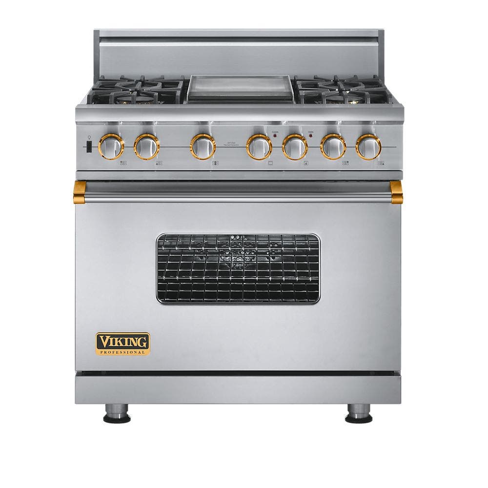 Viking VGSC5364GSSBR Stainless Steel with Brass Accent