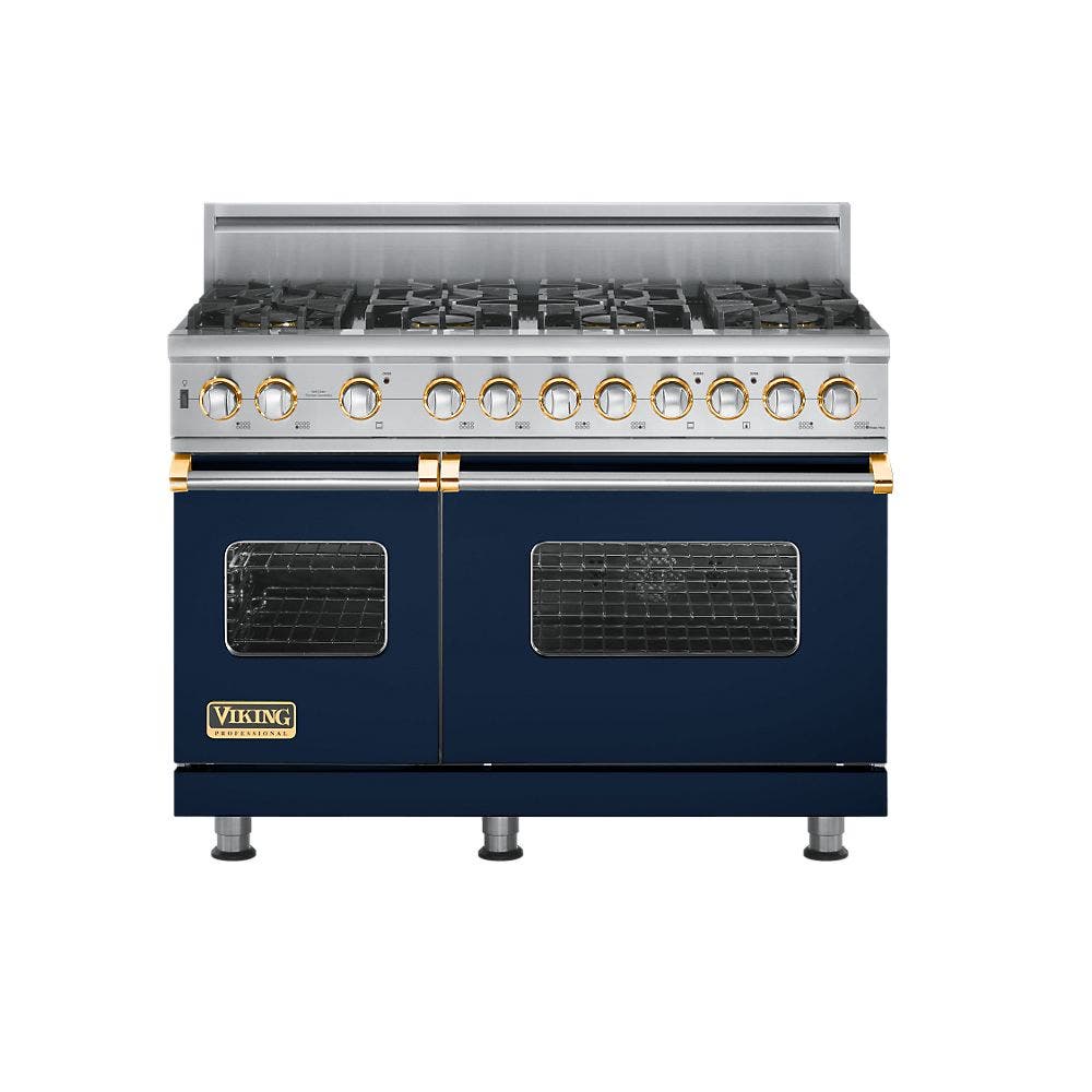 Viking VGSC5488BBR Custom Colors with Brass Accent
